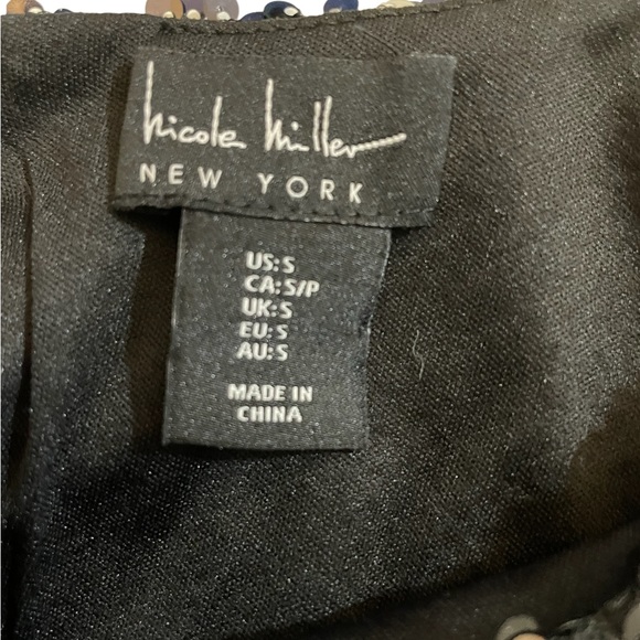 Nicole Miller New York womens sequinned  New Year's dress size Small - Picture 10 of 13